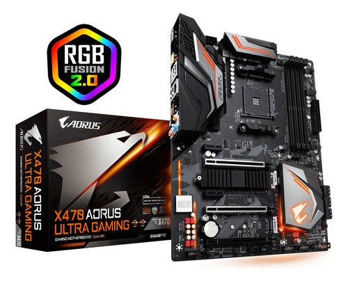 Mother Gigabyte X470 Aorus Ultra Gaming Socket Am4 Sop 5000 Negro - Imagen 2